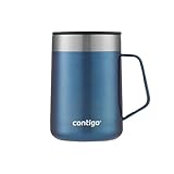 Contigo Streeterville Edelstahlbecher mit Griff und spritzwassergeschütztem Deckel,...