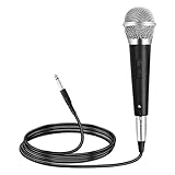 Kabelgebundenes Mikrofon mit 3M Kabel, XLR auf Klinke 6,5 MM, Dynamic Microphone Tragbares...