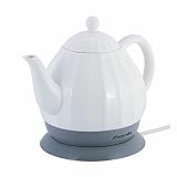 1,2L Keramik Wasserkocher Elektrisch Teekanne Wasserkessel Kettle Tea Schnellkochkessel Teekocher...