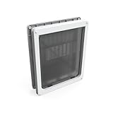 Dog Mate Verriegelbare Hundeklappe für große Hunde (216) – Klappe für große Hunde und Katzen,...