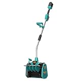 Mellif Akku Schneefräse für Makita Akku 18V, elektrische Schneefräse, 900W kabellos Schneebürste...