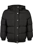 Urban Classics Mädchen Jacke Girls Hooded Puffer Jacket black 158/164