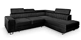 Masseno Ecksofa NOLA R-S mit Schlaffunktion L-Form, Sofa mit Bettkasten, Wohnzimmersofa, Couch,...