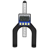 2 in 1 Tiefenmesser Digital Höhenmesser, 0‑80 Mm Profiltiefenmesser Digitales Tiefenmessgerät...