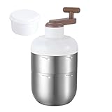 Eisraspelmaschinen | Manueller Handkurbelzerkleinerer - Handheld Edelstahl Schneekegelmaschine -...