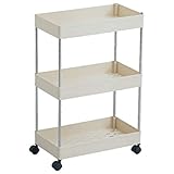 Begchy Aufbewahrungsregal für Badezimmer, 3 Schichten, Küche, Schrank, Wohnzimmer, Regal, Möbel,...