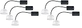 Paulmann 92472 LED Einbauleuchte Modul Choose Coin 3er-Set rund 50mm 3x6W 3x470lm 230V 2700K Satin...