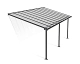 Canopia by Palram Terrassenüberdachung Alu Olympia 3X6.10 Polycarbonat Hohlkammerplatten Pergola...