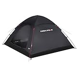 High Peak Kuppelzelt für 4 Personen Campingzelt Igluzelt 1500mm wasserdicht, Festivalzelt mit...