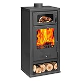 Kaminofen Holzofen mit Backofen BALKAN ENERGY Troy 7.8kW