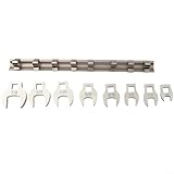 Emiif Imperial Maulschlüssel-Set, 3/8-7/8 Zoll, Metall, Ratschenschlüssel für Automobil- und...