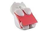 Post-it Dispenser Z-Notes CAT, mit 1 Block Super Sticky -, 90 Blatt pro , 76 mm x 76 mm, Farbe: Pink...