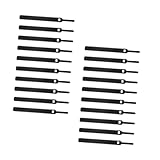 Mikinona 20 Stück Teiliges Kabelbinder Selbstklebendem Klettband Wiederverwendbare Kabelhaken mit...