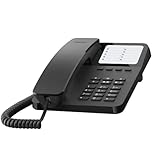 Gigaset Desk 400 Telefon mit elastischem Kabel, platzsparend, 10 Kurzwahleingänge,...