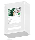 Bonsenkitchen Profi Vakuumbeutel, 100 Beutel 20x30cm Vakuumierbeutel für alle Vakuumierer &...