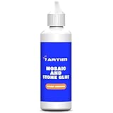 7 Artists Mosaik Kleber Transparent 80 ml – Frostbeständig Mosaikkleber für Mosaiksteine zum...