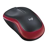 Logitech M185 Kabellose Maus, 2,4 GHz mit USB-Nano-Empfänger, 12 Monate Batterielaufzeit, 1000 DPI...