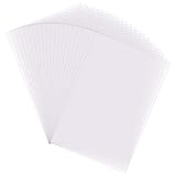 100 Stück Weiß Transparentpapier, A4 Tracing Paper Durchsichtige Papier Architektenpapier Klar...