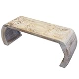 Oriental Galerie Beistelltisch Couchtisch Opiumtisch Brücke Blumentisch Laptoptisch Palmen 83cm...