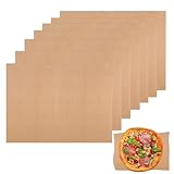 7 Stück Wiederverwendbares Backpapier 30 * 40cm, Dauerbackfolie für Backblech, Glasfaser...