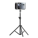 Gwezmxs Beamer Ständer Höhenverstellbar 32-60cm, Beamer Stativ 1/4' Gewinde, Schwarz...