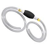 Hemobllo Manuelle Benzin Saugpumpe mit Flexiblem 2m PVC Schlauch Kraftstoff und Ölabsaugpumpe für...