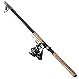 Arapaima Fishing Equipment® Angelruten Set | Ruten und Rollen Combo | Hecht und Zander | 270 cm