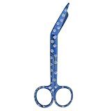 Verbandsschere, 14 cm, mehrfarbig, Pfotenabdruck, Tierärzte, Erste-Hilfe-Schere, Edelstahl, ideal...