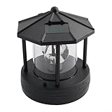 Bulevisiter Solar-Leuchtturm-Licht für Garten und Hof, wasserdicht, dekorativ, mit zwei Solarzellen...