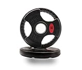 Hantelscheiben 50mm Fitness bumper plates 50mm 20 kg set 2x 5 kg gewichte Hantelscheiben -gummierte...