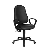 TOPSTAR Profi Bürostuhl mit Armlehnen California 25 HD Kunstleder Drehstuhl ergonomisch,...