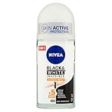 NIVEA Black & White Black Invisible Ultimate Impact Deo Roll-on 50 ml Deodorant Women...