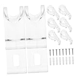 MAGICLULU Roller Haken Set Konkave Positionierung Schnellmontage für Jalousien und Fensterrollos...