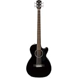 Fender CB-60SCE Akustik-Bass, Walnuss-Griffbrett, Schwarz