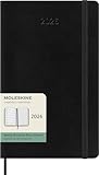 Moleskine Wochenplaner, Wochenagenda 2026 12 Monate mit Platz für Notizen, mit weichem Einband und...