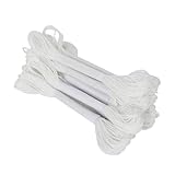 10 Stück Leuchtendes Stickgarn Im Dunkeln, 8M Lange pro Stickerei Nähgarn, DIY Stoff Polyester...