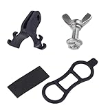 ZYHARUKO Fahrradlichthalterung, Taschenlampen-Clip, Materialien, verstellbares Gewicht, Designs für...