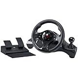 SUBSONIC Superdrive - Rennlenkrad GS750 Drive Pro lenkräd mit Pedalen, paddels, Schalthebel und...