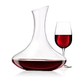 alpina Dekanter – Dekanter Rotwein – Weinkaraffe dickes Glas – Decanter Wein 1,78 Liter - Wein...