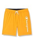 Champion Jungen Legacy Beachshorts-AC Logo Badehose, Orange, 5-6 Jahre