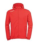 uhlsport Herren Essential Regenjacke, rot/Weiß, L