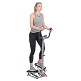 Sunny Health & Fitness Smart Twist Stair Stepper mit Lenker, Mini Stepper für Bewegung Low-Impact,...