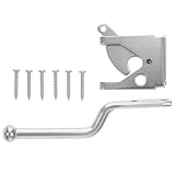 Hohopeti Torriegel Verzinkt 57 Zoll Schwerkraft Riegel für Gartentor Holzzaun Außentür Sicherer...