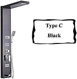 Badezimmer Duschpaneele Digitale Display-Massage Jets Wasserhähne Thermostatische...