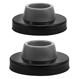 DIKACA 2 Stück Edelstahl Türstopper zur Wandmontage Konkav mit Geräuschdämpfender Gummikappe...