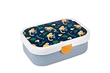 Mepal Brotdose Kinder - Bento Box Kinder - Brotdose Kinder mit Fächern & Gabel - Meal Prep Box mit...