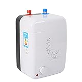 Warmwasserspeicher 8L Durchlauferhitzer 30-75℃ Elektrische Durchlauferhitzer Heizung Küche IPX 4...