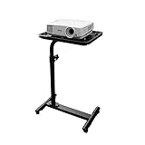 Verstellbarer mobiler Projektorständer, multifunktionaler Trolley für Laptops und Medien,...