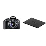 Canon EOS 2000D Spiegelreflexkamera - mit Objektiv EF-S 18-55 F3.5-5.6 III (24,1 MP, DIGIC 4+, 7,5...