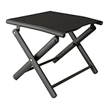 INDA-Exclusiv Garten - Fußhocker - zusammenklappbar - Klapphocker - witterungsbeständiges Metall -...